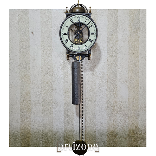 Tempus Fugit Skeleton Wall Clock