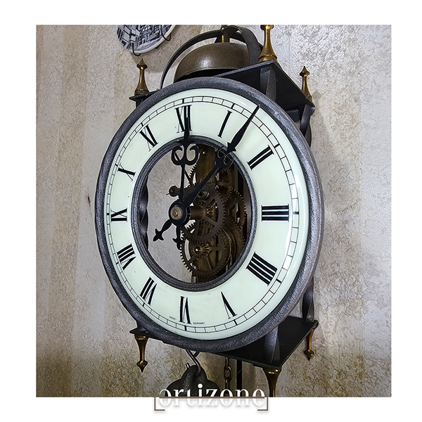 Tempus Fugit Skeleton Wall Clock