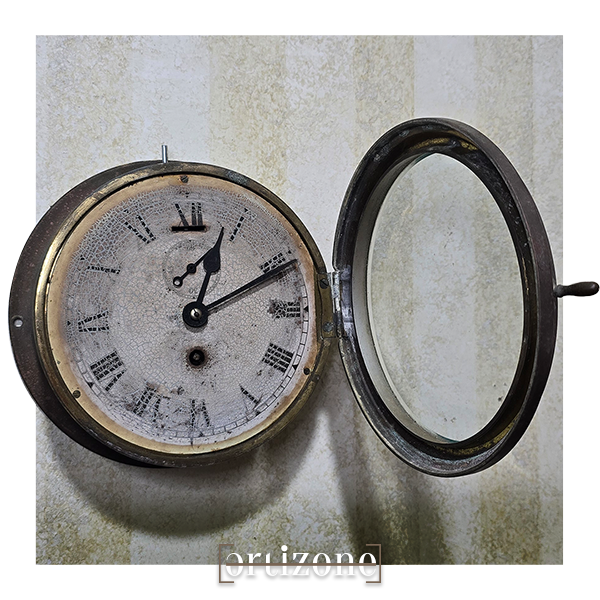 Antique Brass Nautical Maritime Ship Clock