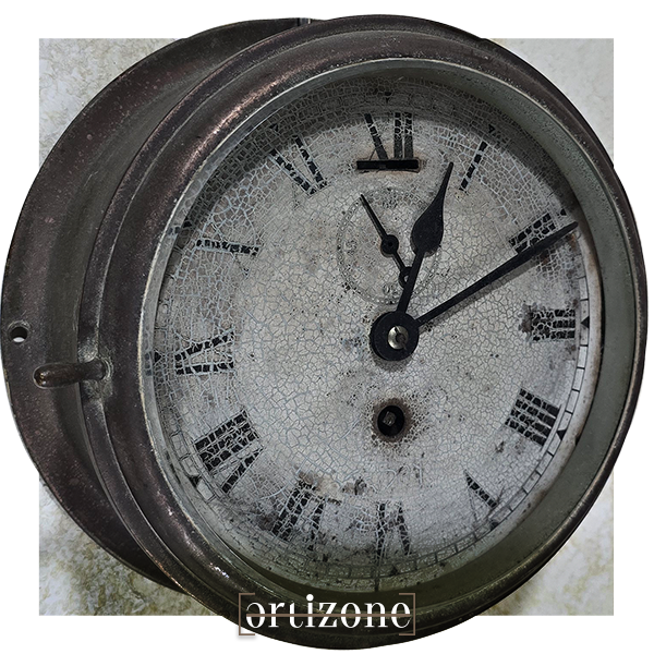 Antique Brass Nautical Maritime Ship Clock