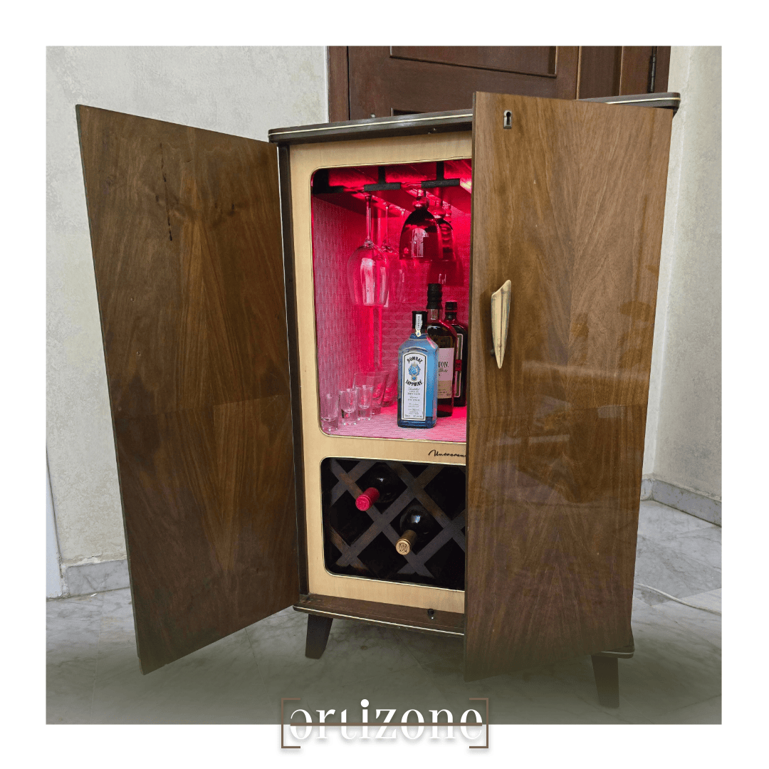 Vintage Wooden Bar Cabinet (Tv unit)