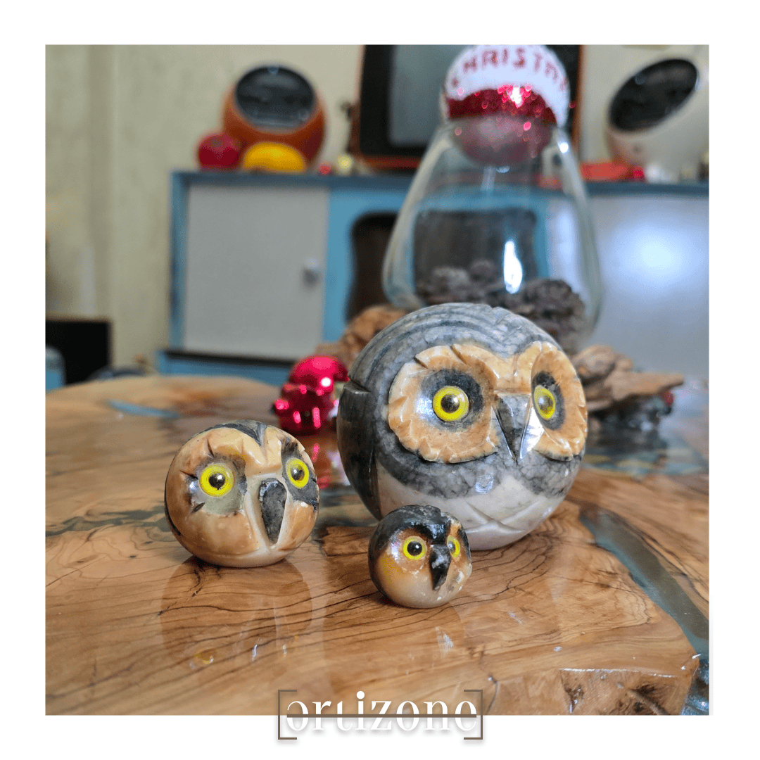 Handcrafted Owl Figurines