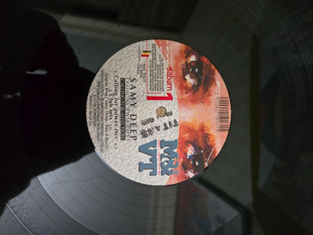 Samy Deep Two Boys Calling for Affection vinyl record 