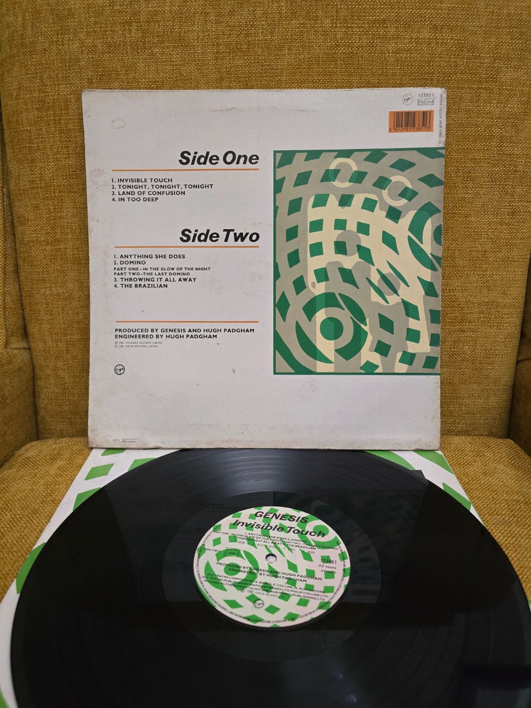 Genesis - Invisible Touch Vinyl Record