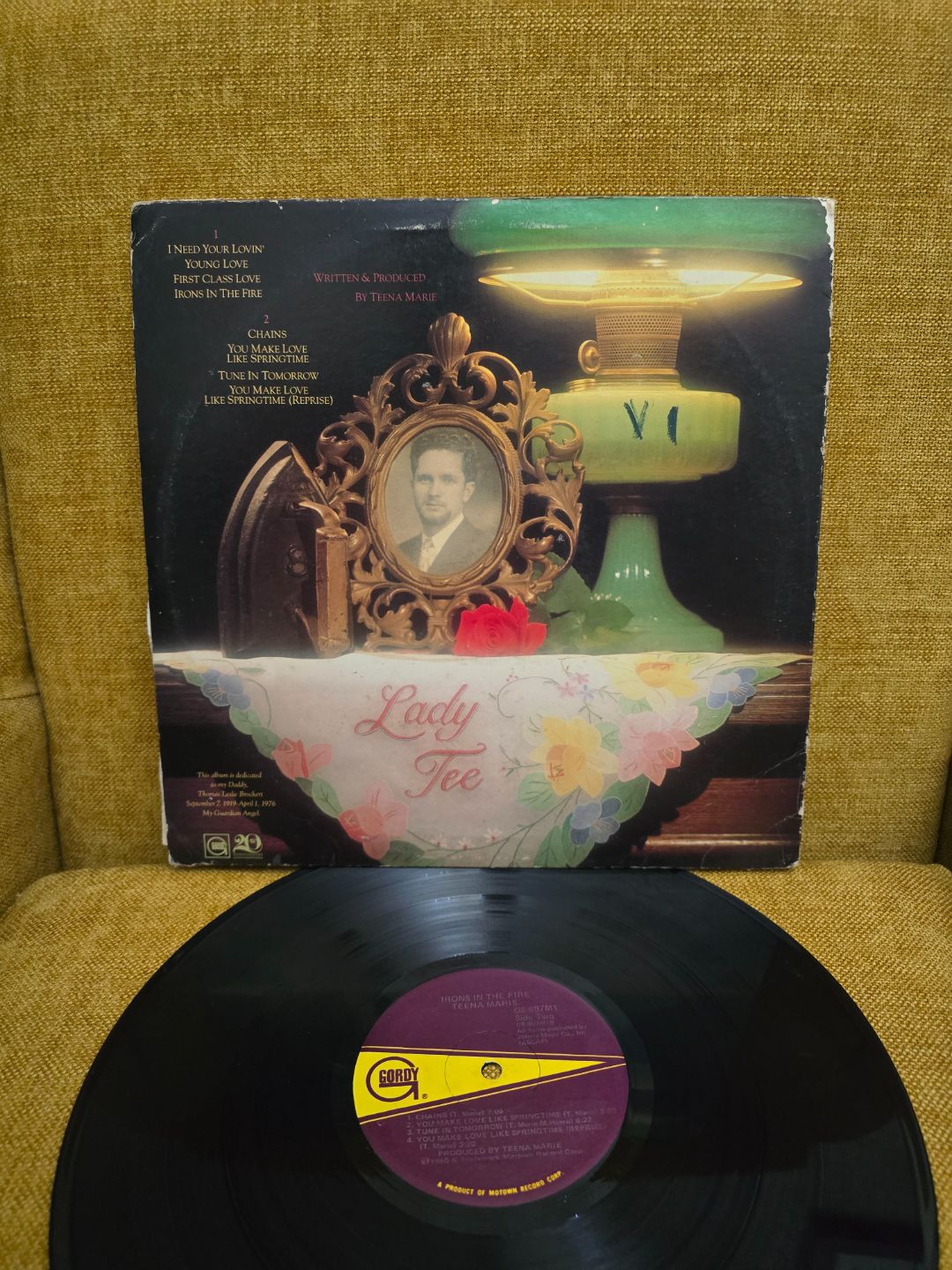 Teena Marie  Irons In The Fire Vinyl Record 