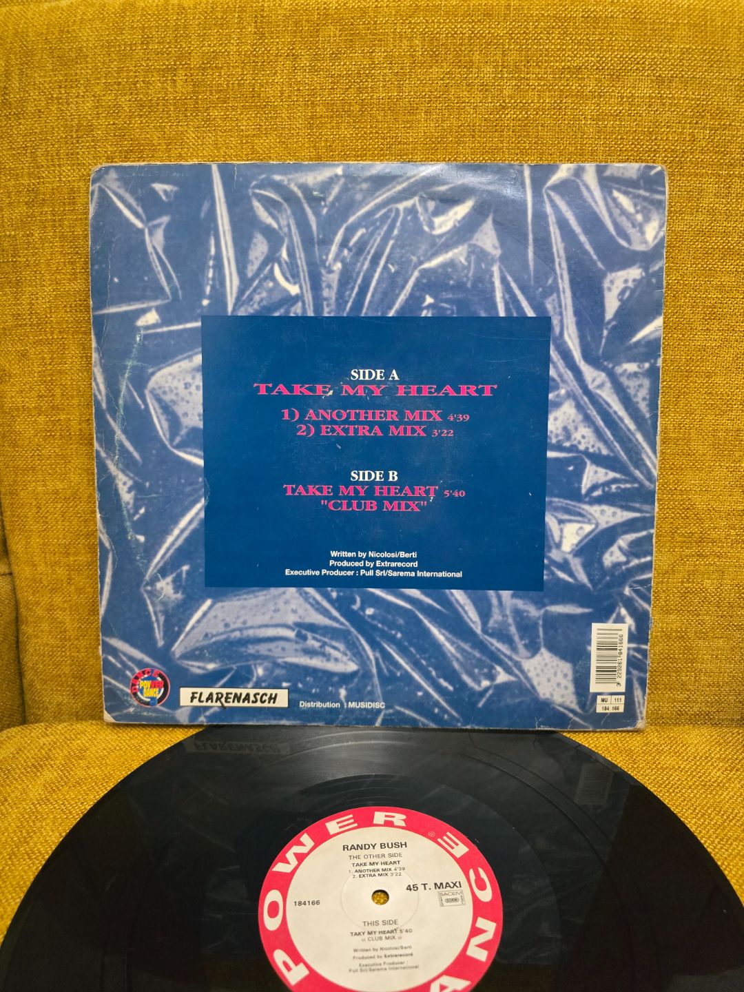 Randy Bush Vinyl Take My Heart Record