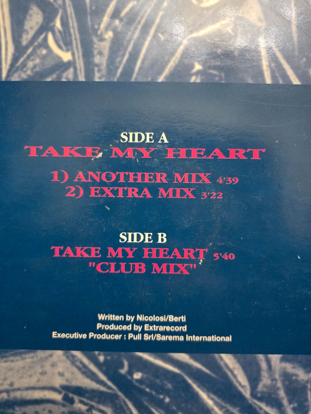 Randy Bush Vinyl Take My Heart Record