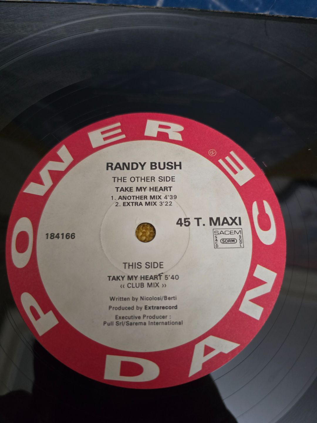 Randy Bush Vinyl Take My Heart Record