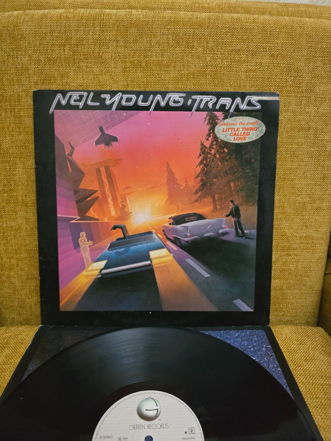Neil Young Trans vinyl record
