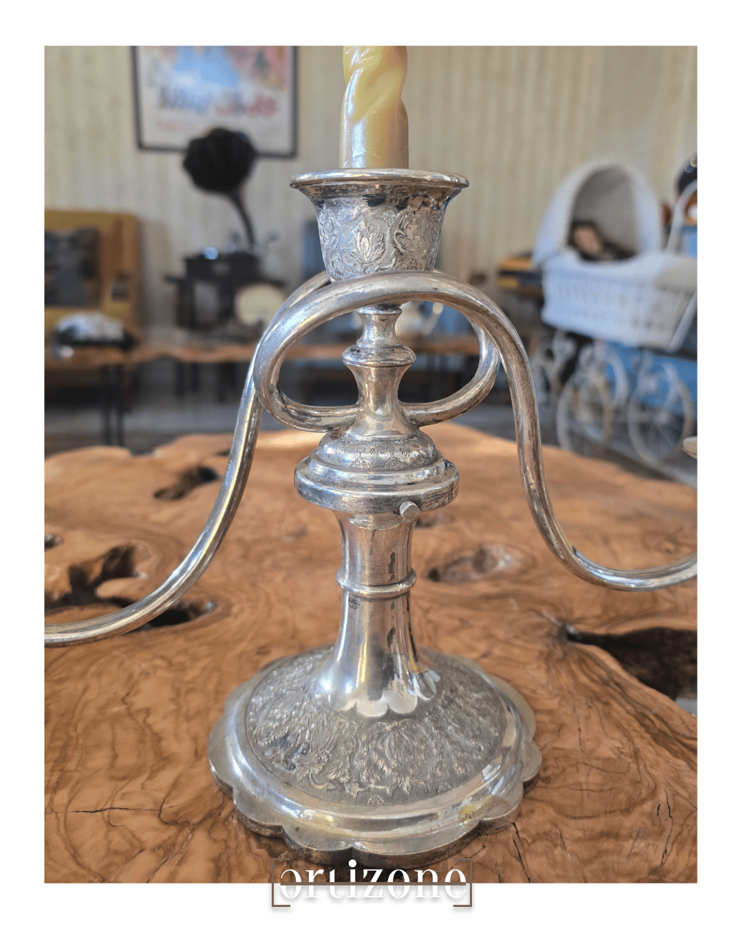 Elegant Vintage Silver plated Candlestick Holders – Set of 2