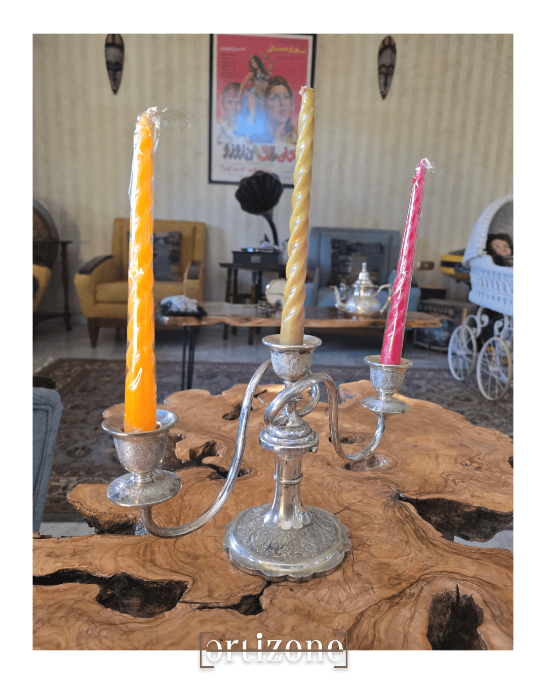 Elegant Vintage Silver plated Candlestick Holders – Set of 2