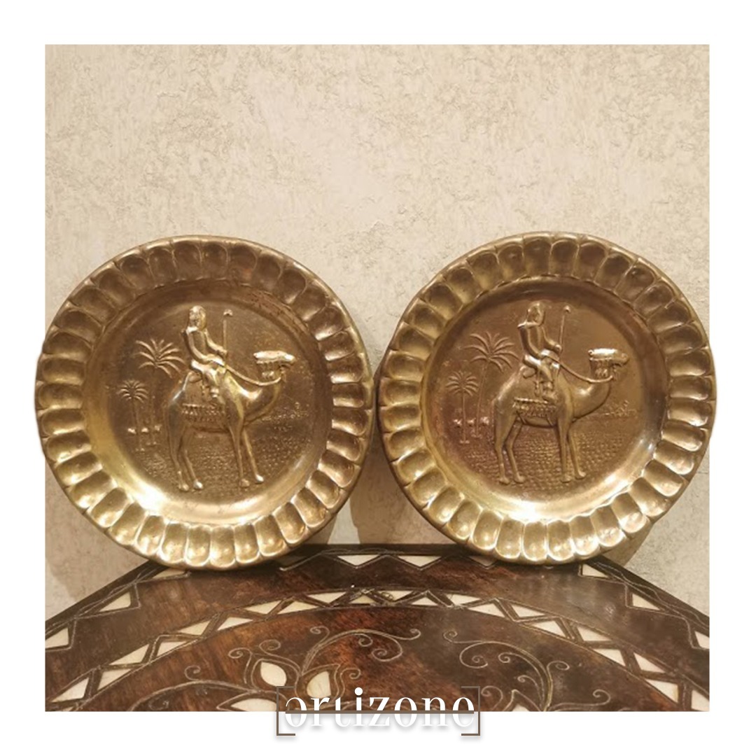 Vintage Brass Plates