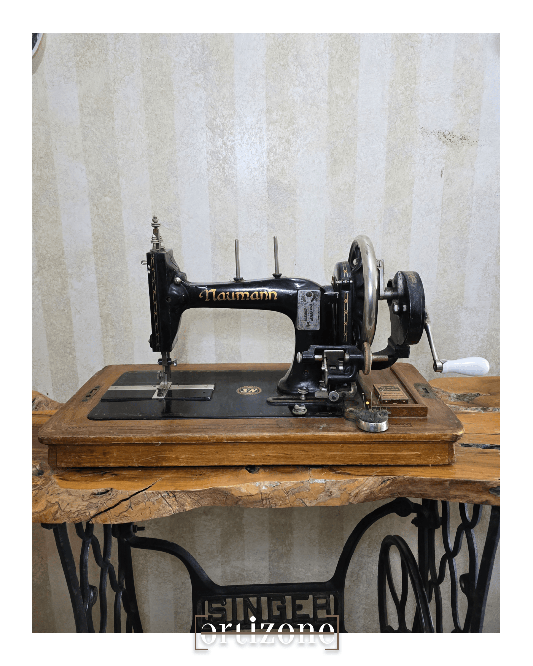 SEIDEL & NAUMANN SEWING MACHINE 1890s
