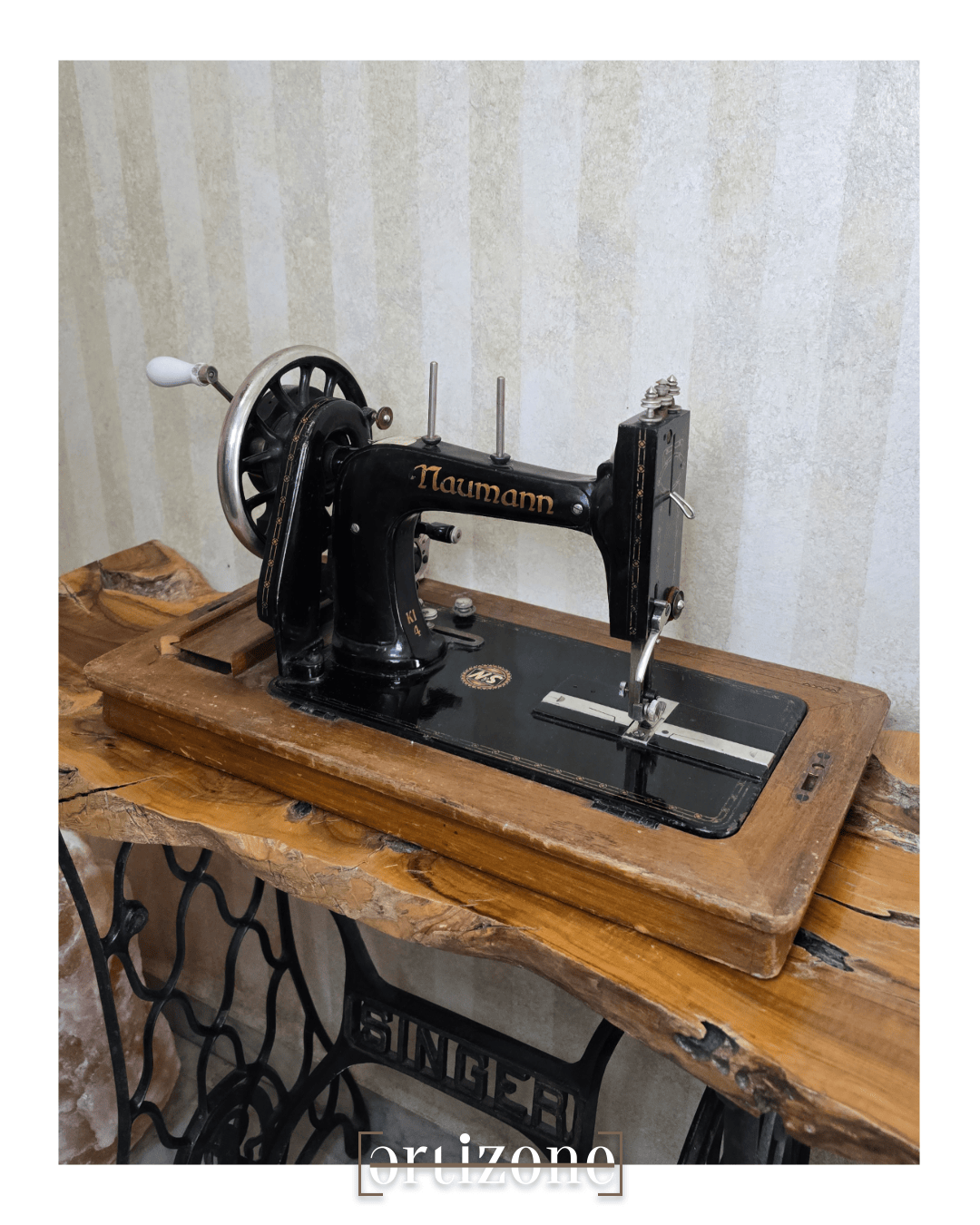 SEIDEL & NAUMANN SEWING MACHINE 1890s
