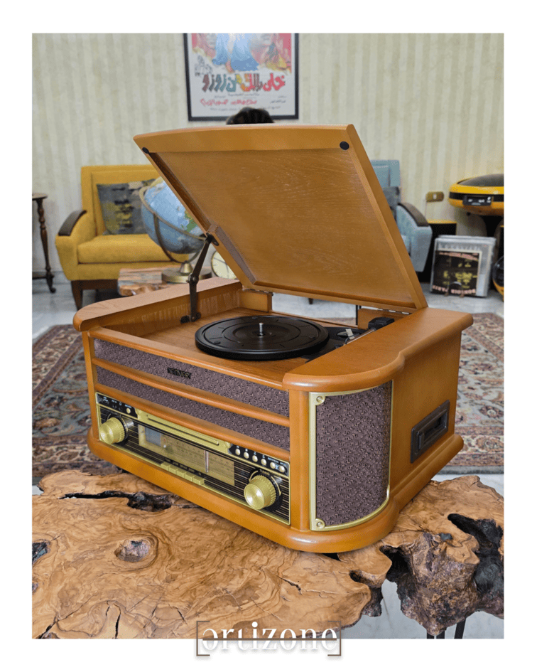 Vintage Denver Retro Wood Music Center – Brand New in Box