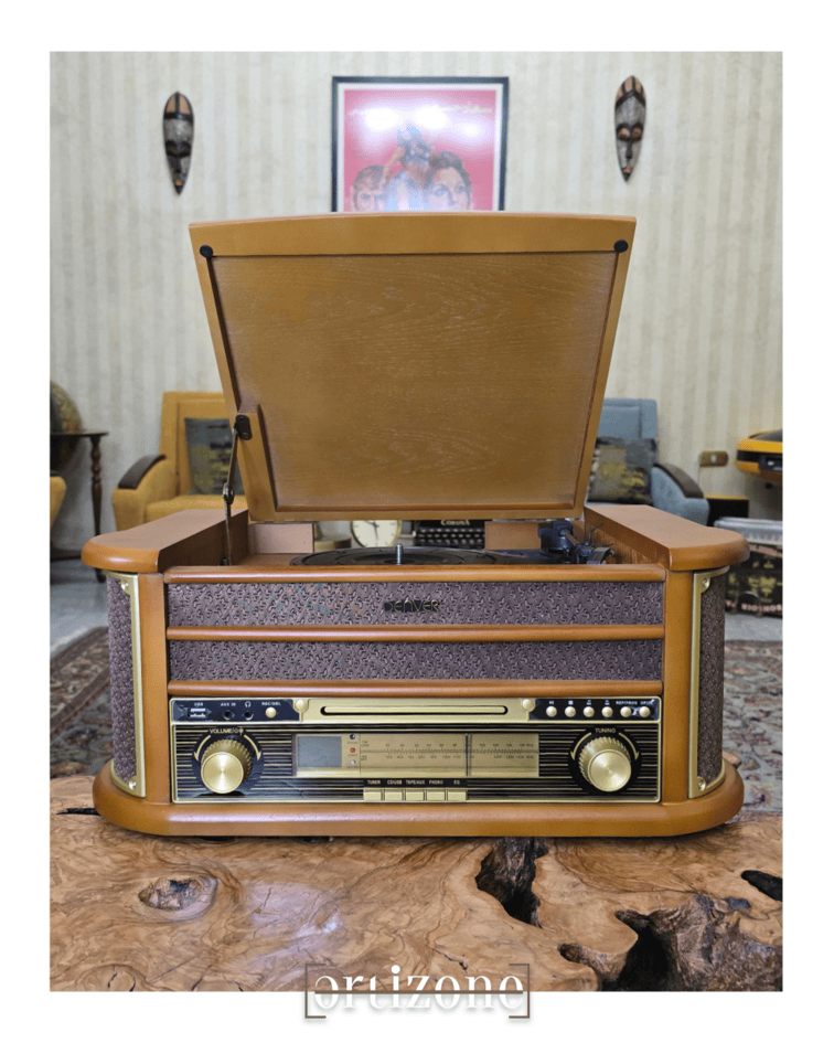 Vintage Denver Retro Wood Music Center – Brand New in Box