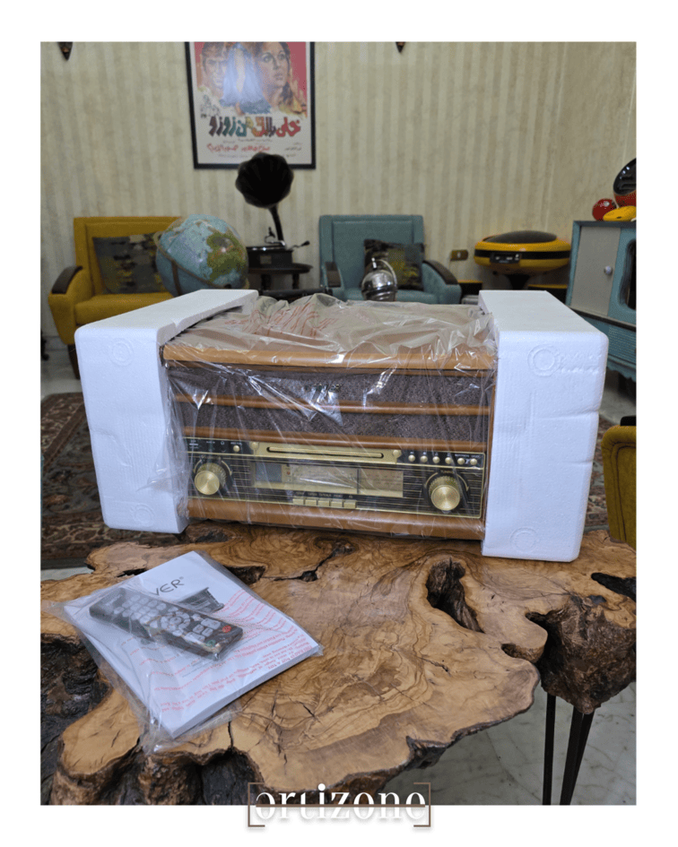 Vintage Denver Retro Wood Music Center – Brand New in Box