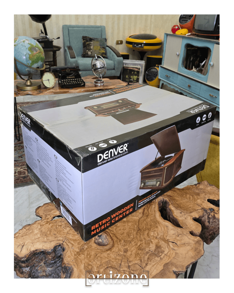 Vintage Denver Retro Wood Music Center – Brand New in Box