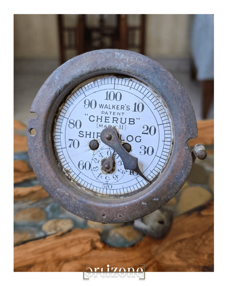 Antique Walker’s Cherub Mark II Ship Log