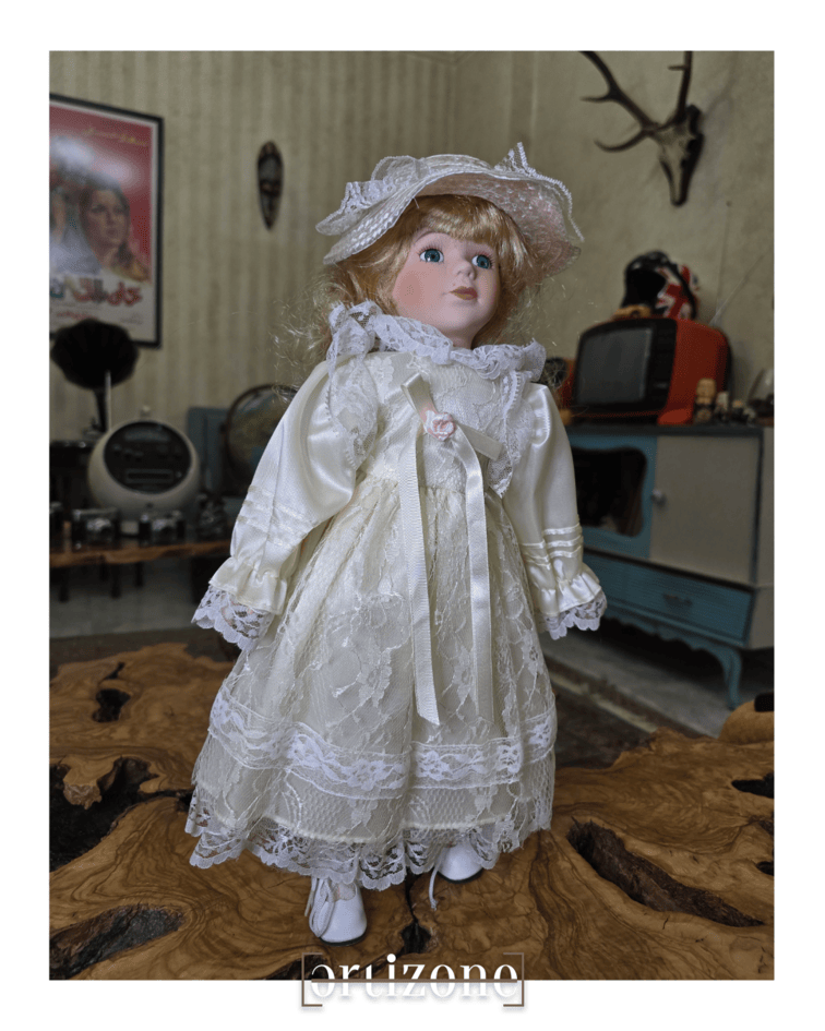 Vintage porcelain doll