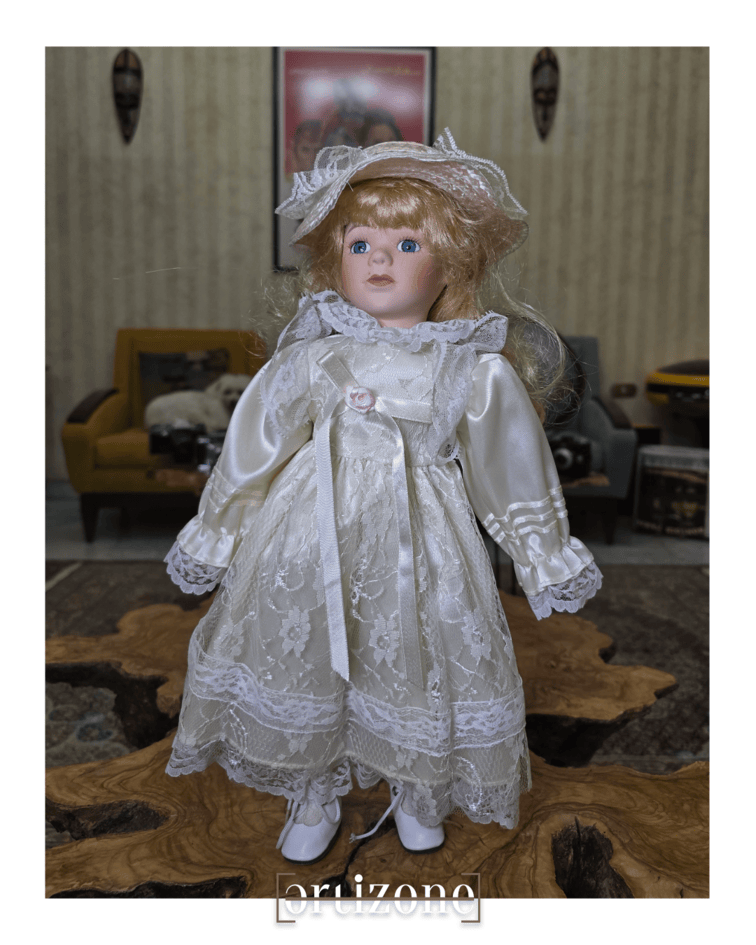 Vintage porcelain doll 