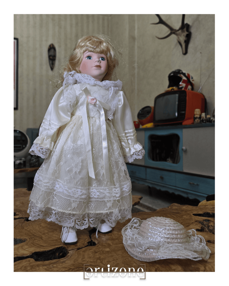 Vintage porcelain doll 
