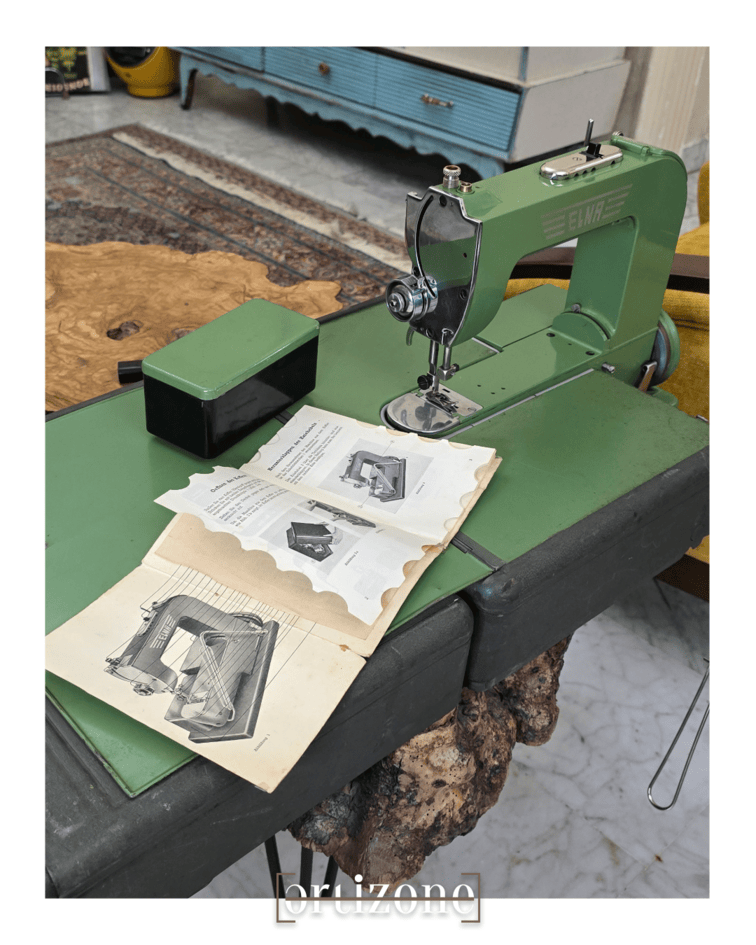 Vintage Elna Military Sewing Machine
