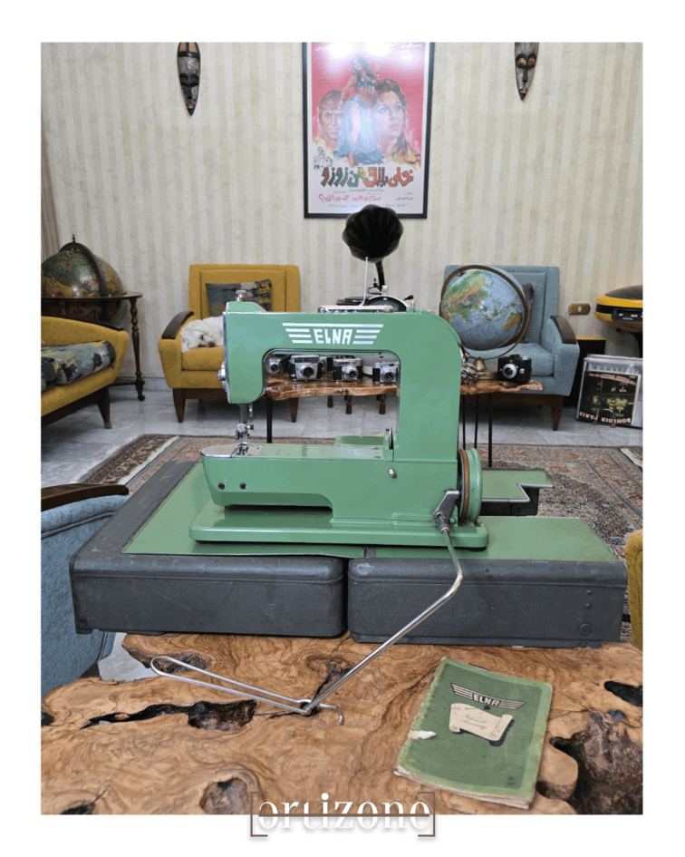 Vintage Elna Military Sewing Machine