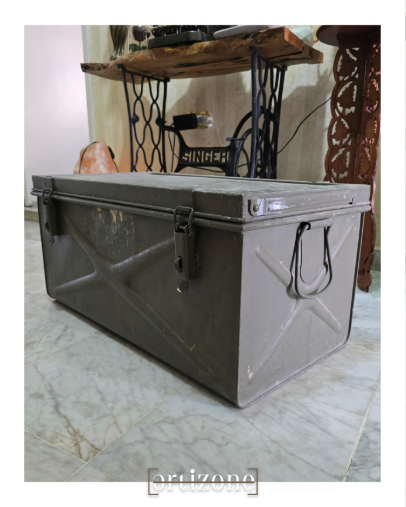 Vintage Military Storage Trunk