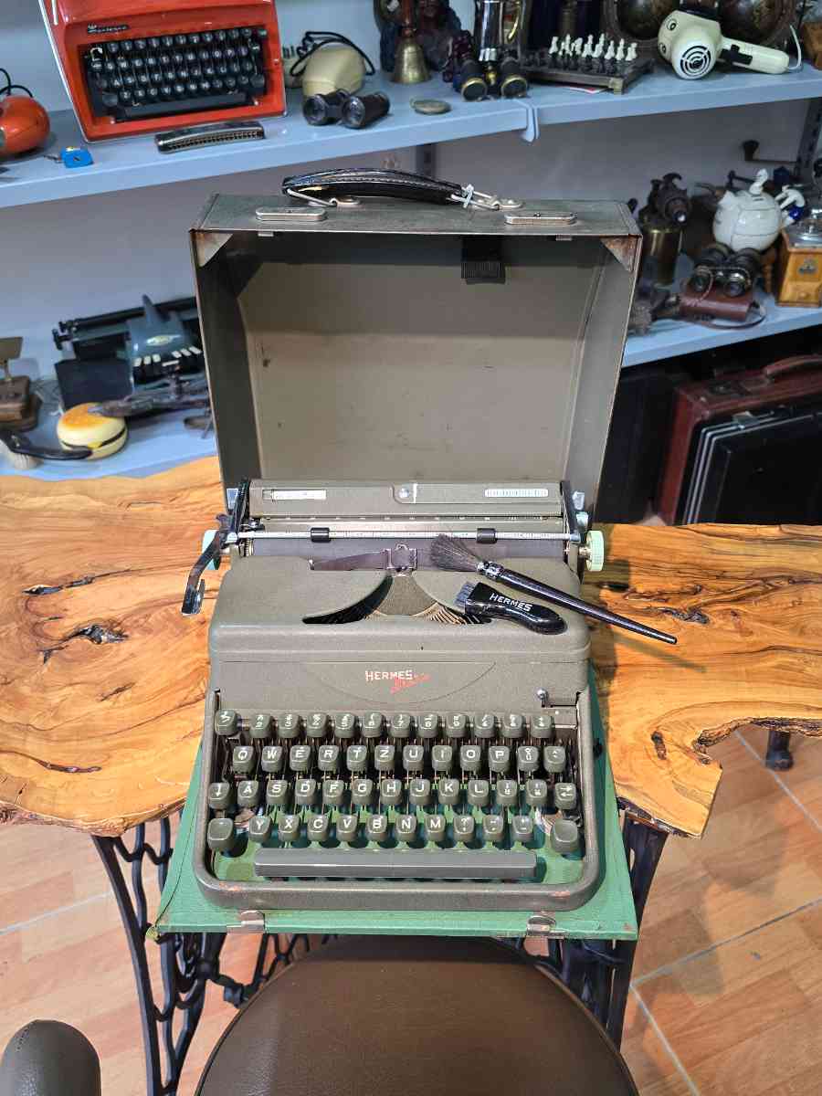 Vintage Hermes Media Typewriter