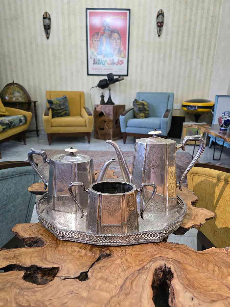 Antique Silver Plated Tea Set