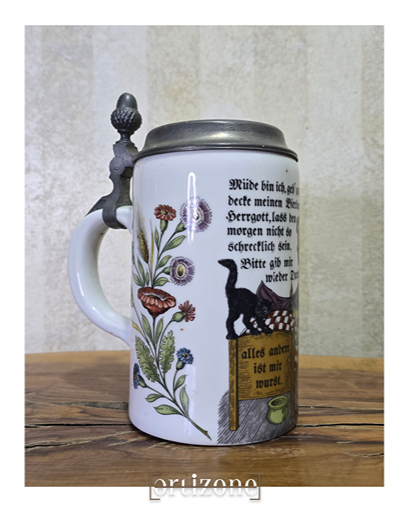 Vintage German Beer Stein Mug