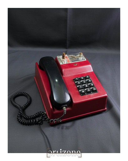 Vintage Red Payphone