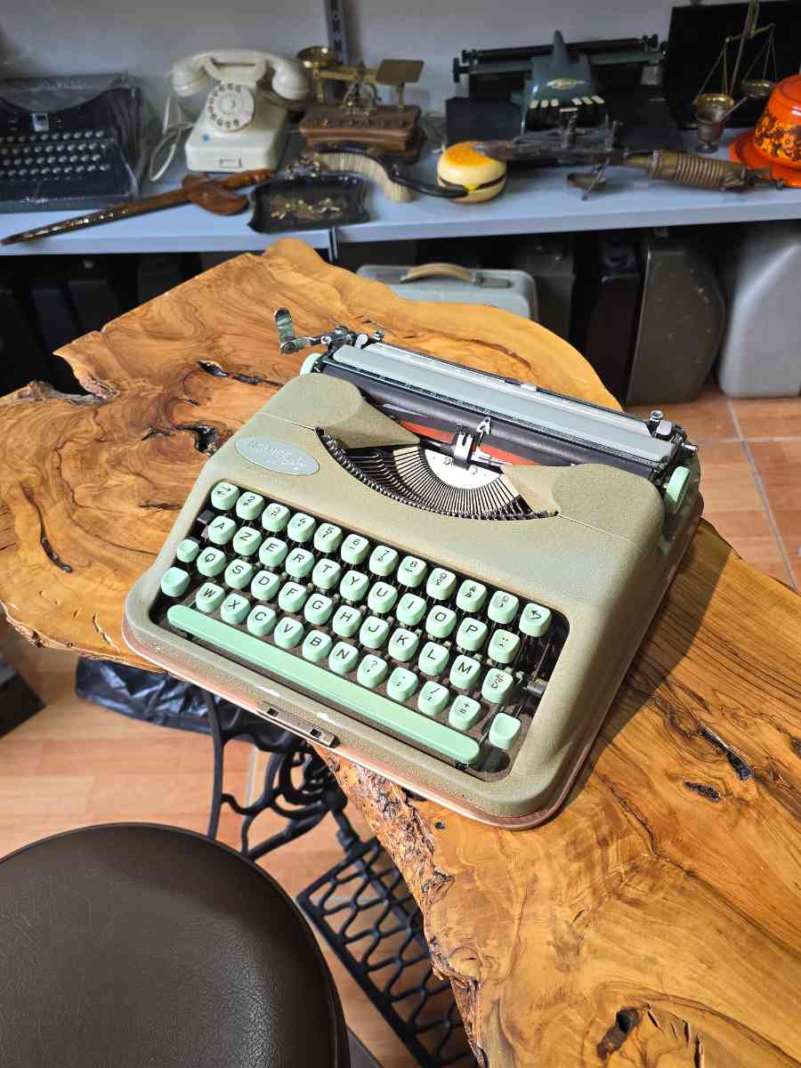 Baby Hermes Vintage Typewriter