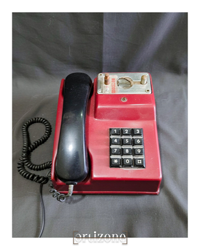 Vintage Red Payphone