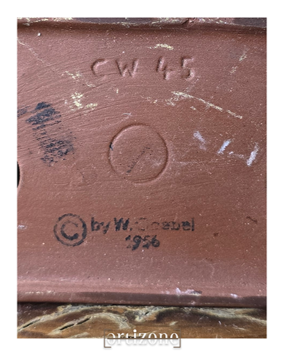 Vintage GOEBEL Ceramic 3 Monkeys Figurine, Germany, 1956