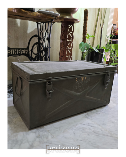 Vintage Military Storage Trunk