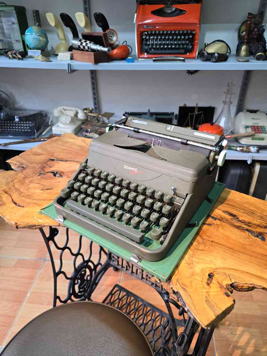Vintage Hermes Media Typewriter