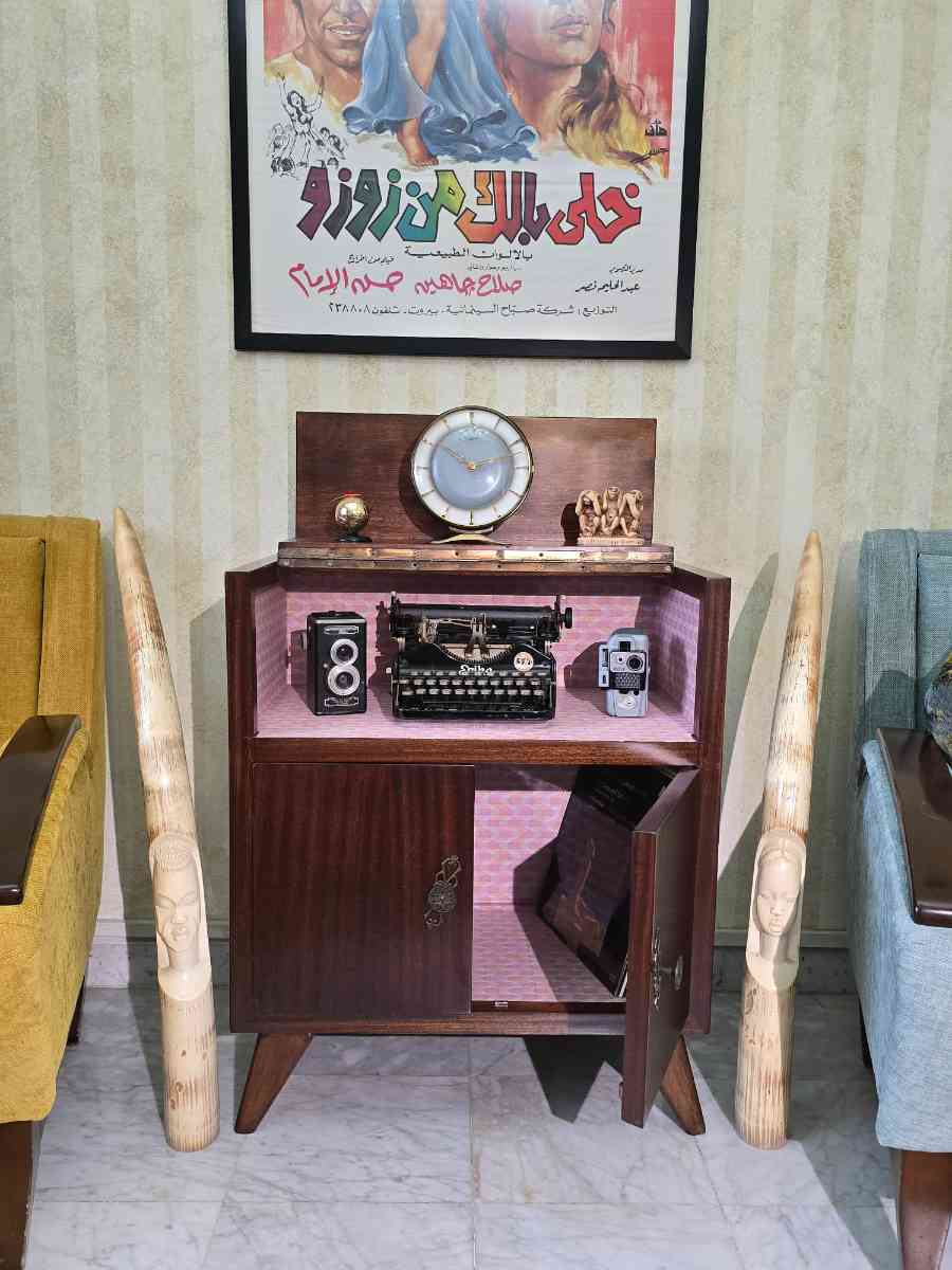 Mid-Century Modern Wooden Cabinet