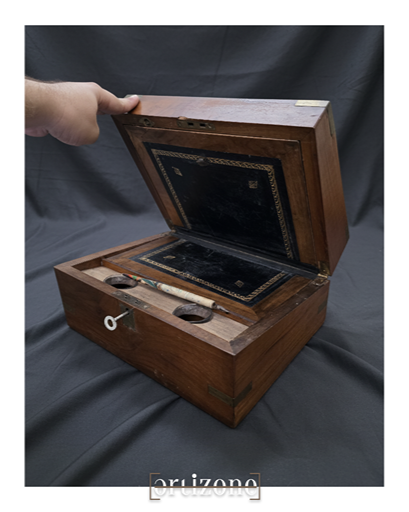 Antique Wooden Writing Box