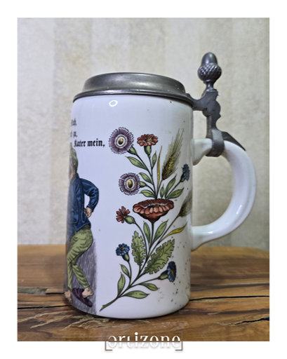 Vintage German Beer Stein Mug