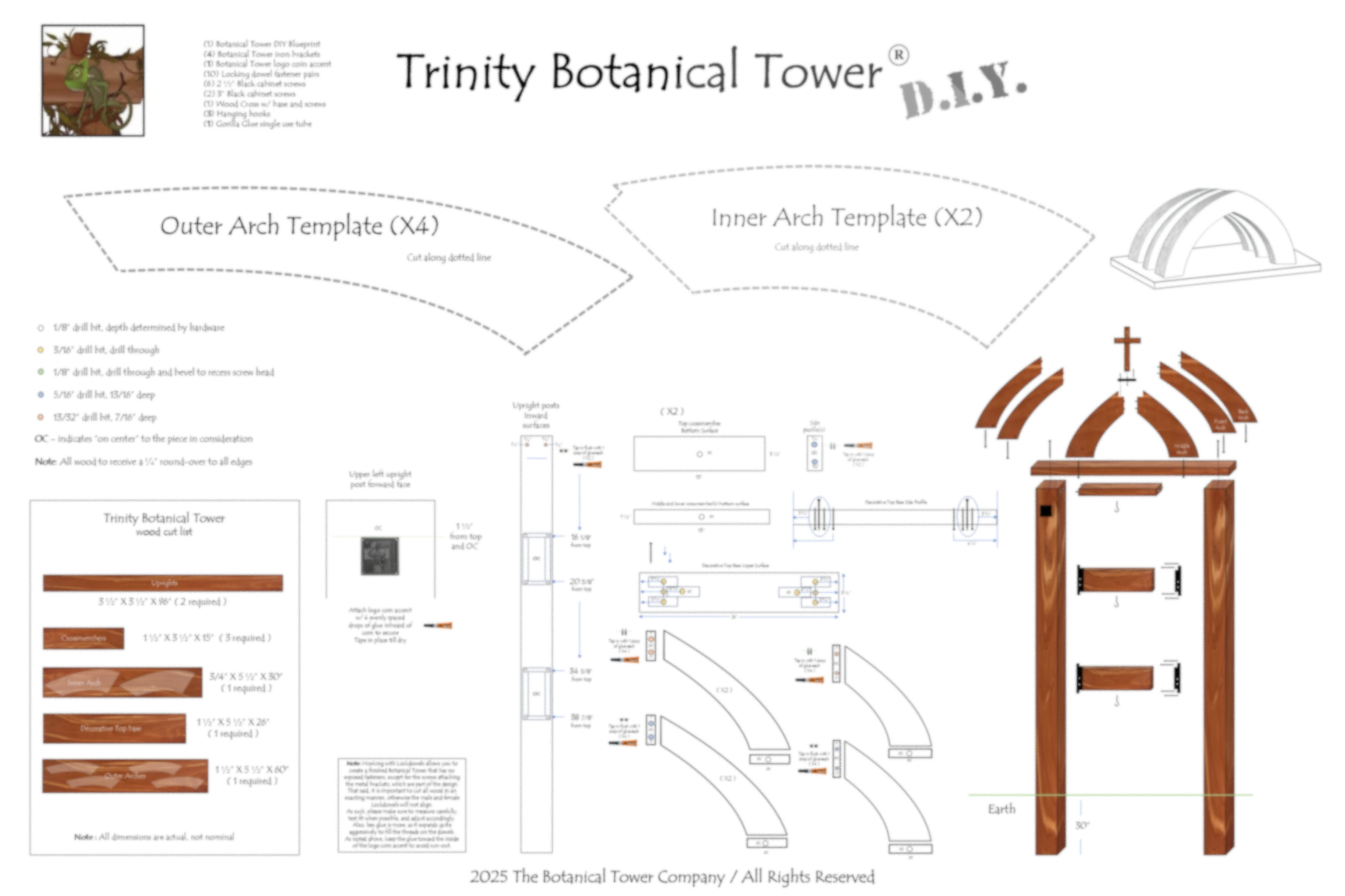 Trinity Botanical Tower DIY Kit