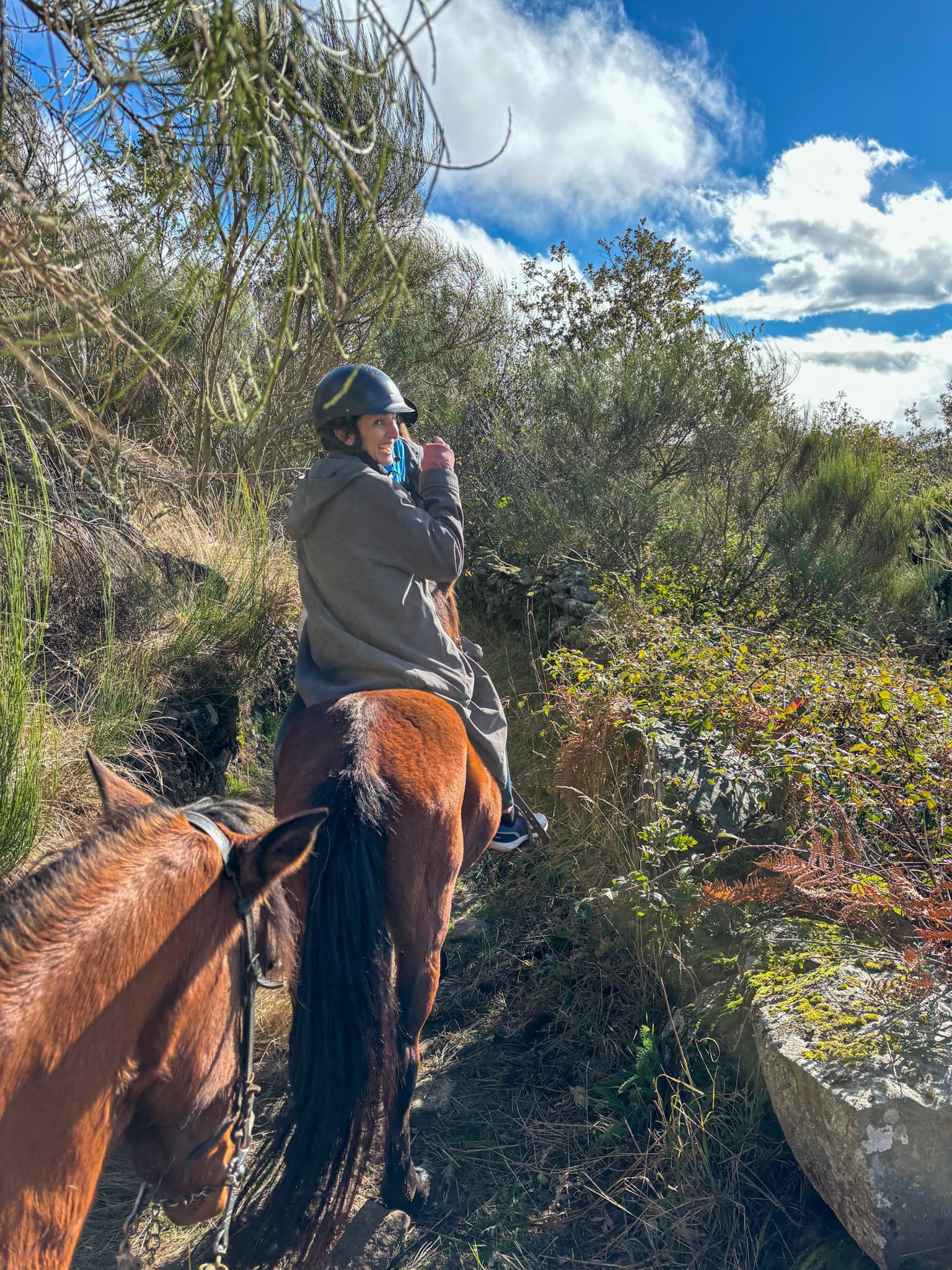 Excursion à cheval dans le Douro