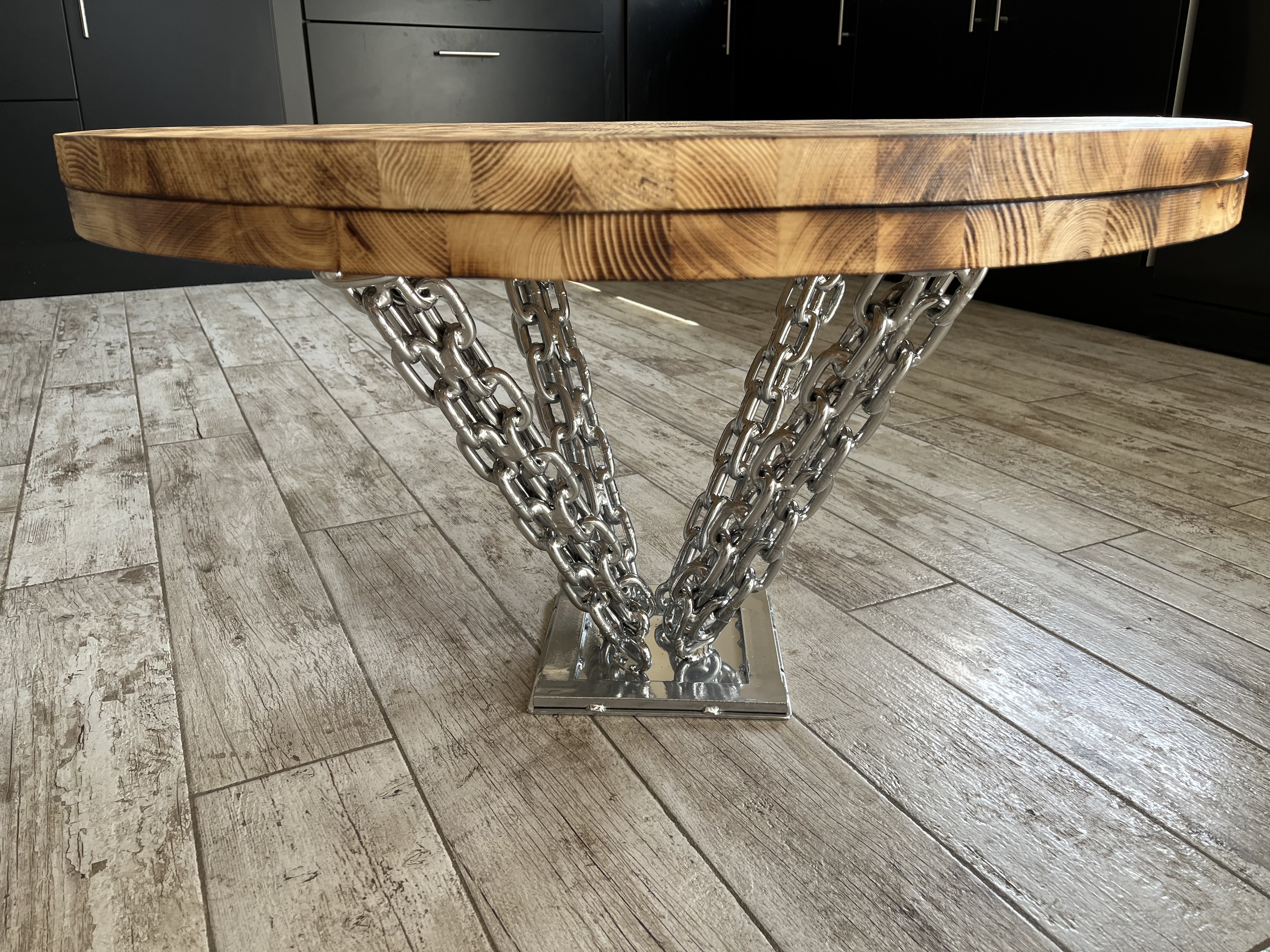 Table Basse Ronde Artisanale Rondinmaillon