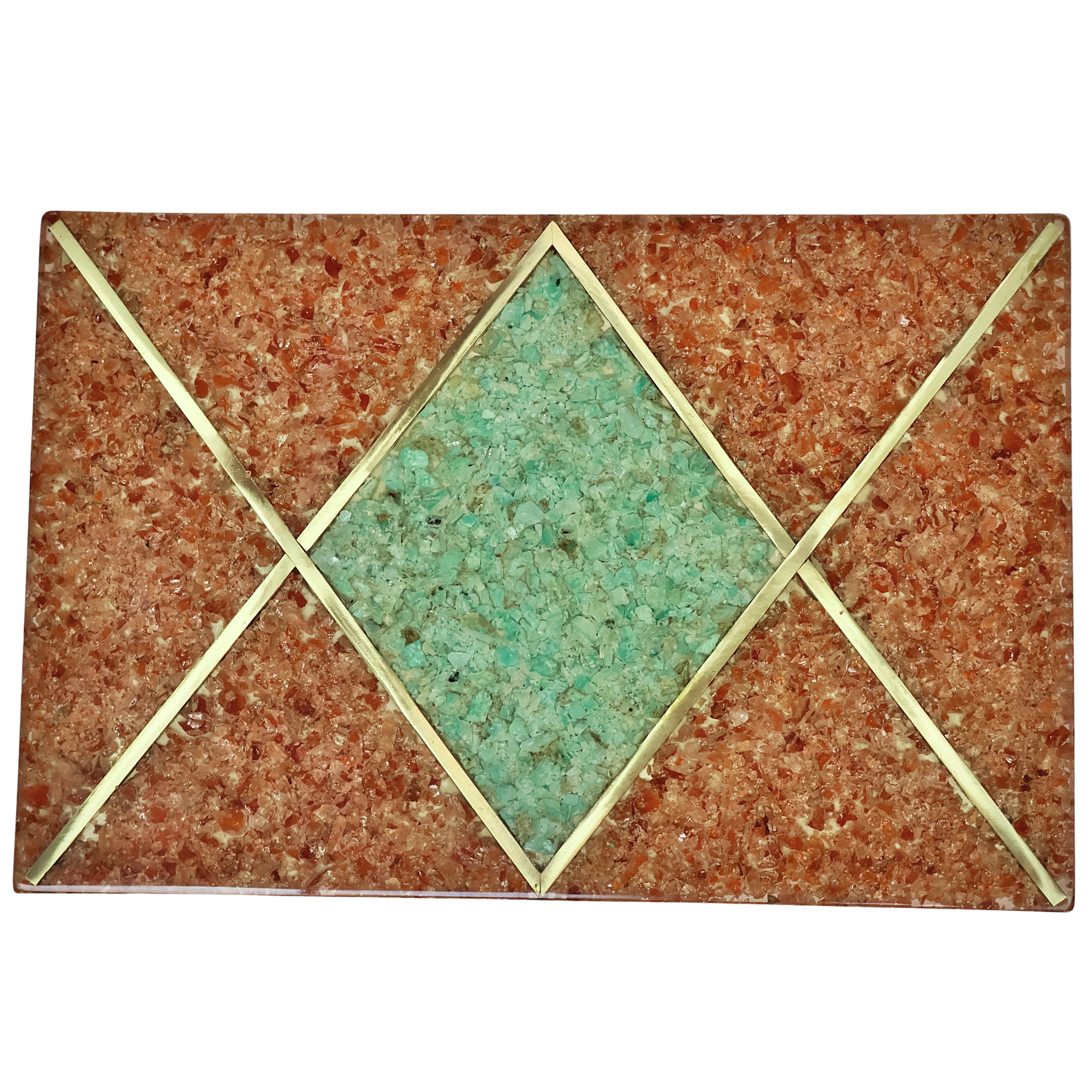 Garnet & Amazonite Platter