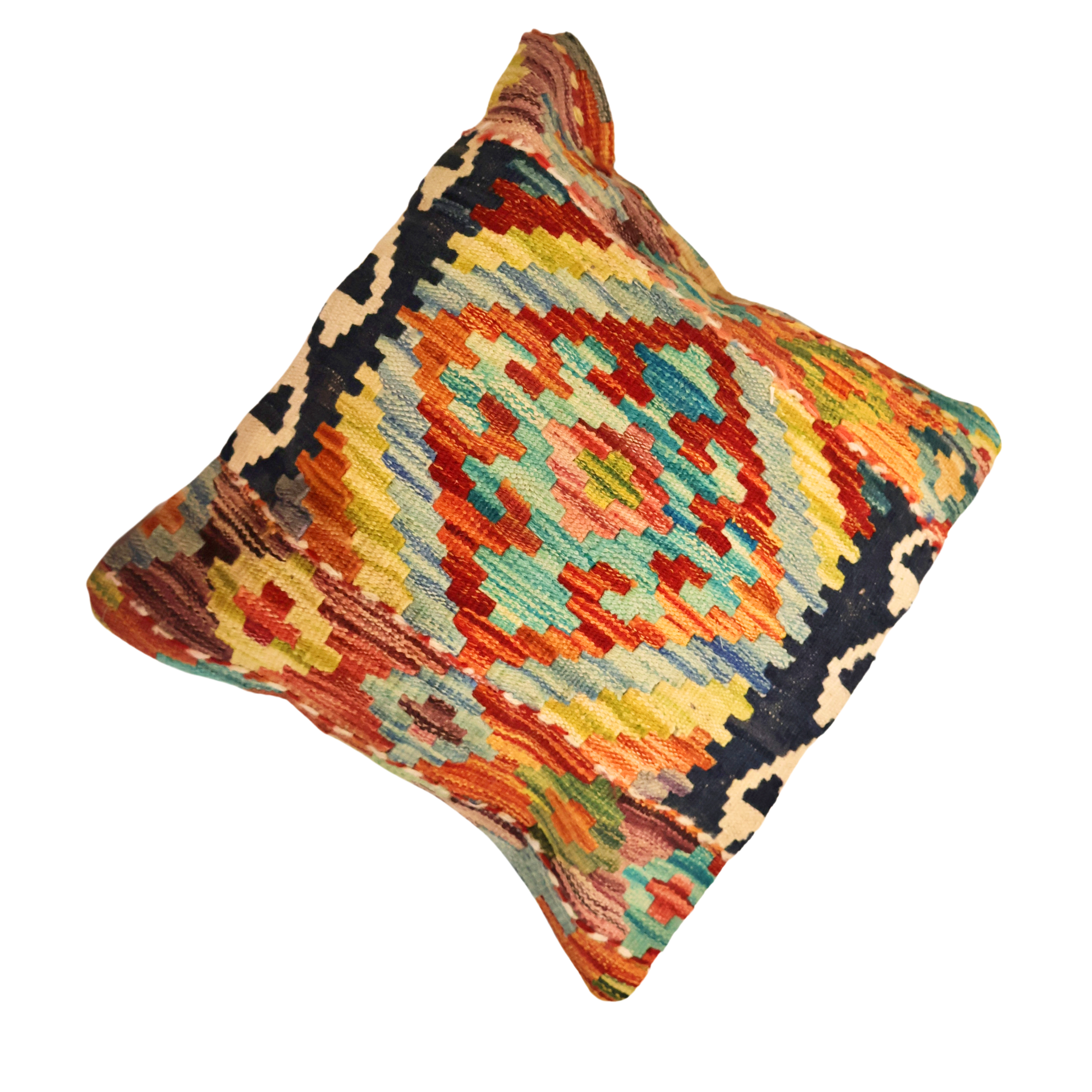 Baltistan Kilim Cushion - Mosaic Garden