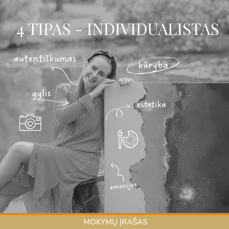 4 Eneagramos Tipas - INDIVIDUALISTAS