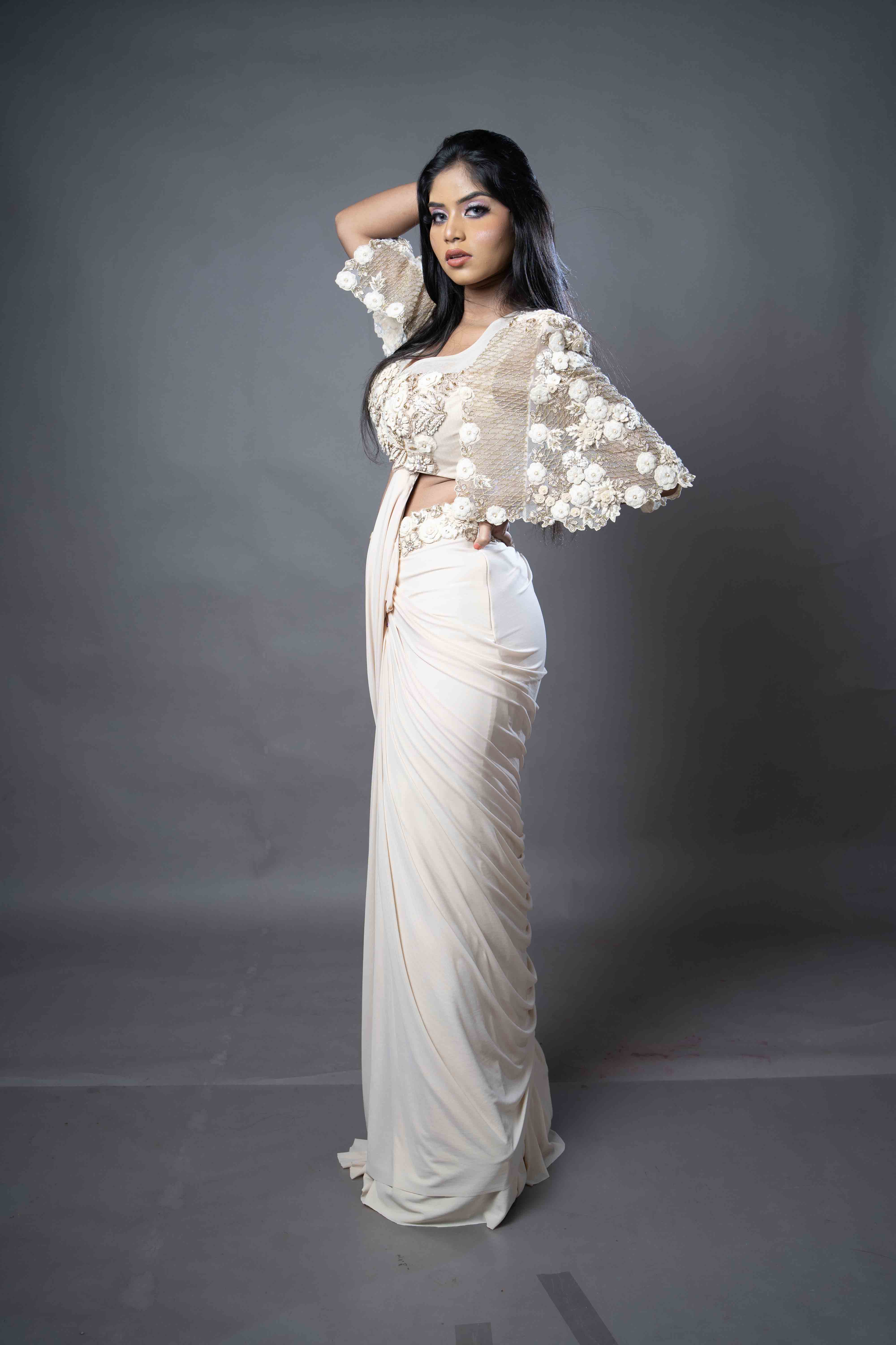 Florance Drape Saree