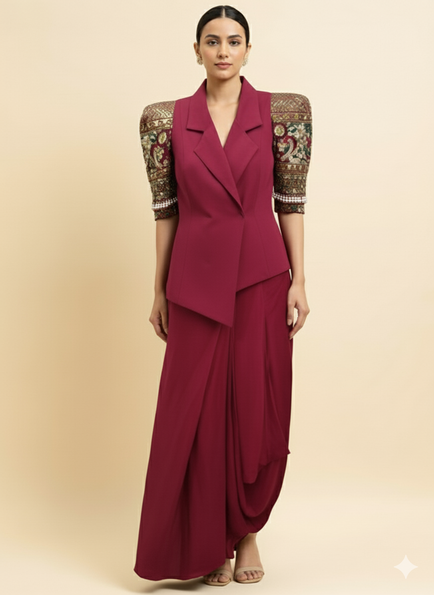 Crimson Regal Drape Set