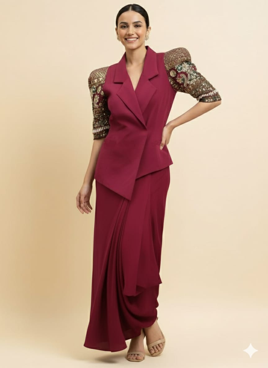 Crimson Regal Drape Set